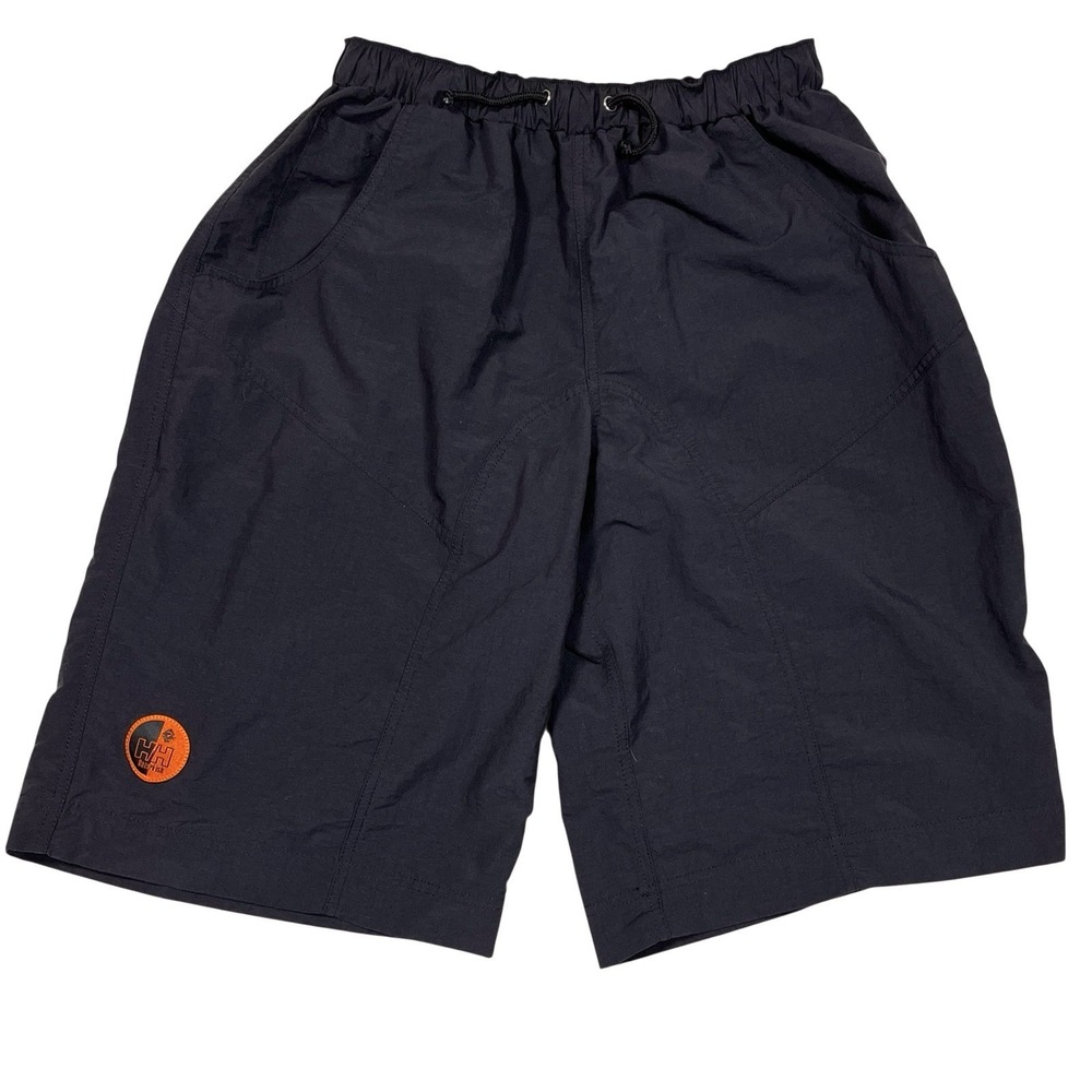 Vtg Helly Hanson Razorfish Shorts Mens M Black Lightweight Fishing Marine Beach
